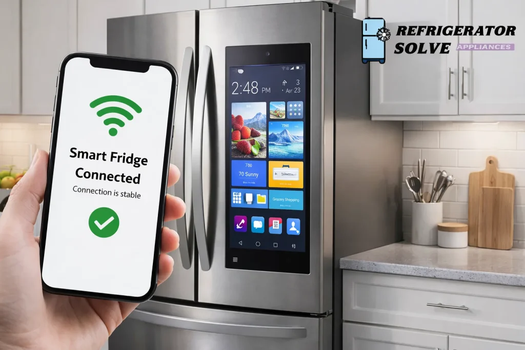 Smart fridge with stable connection