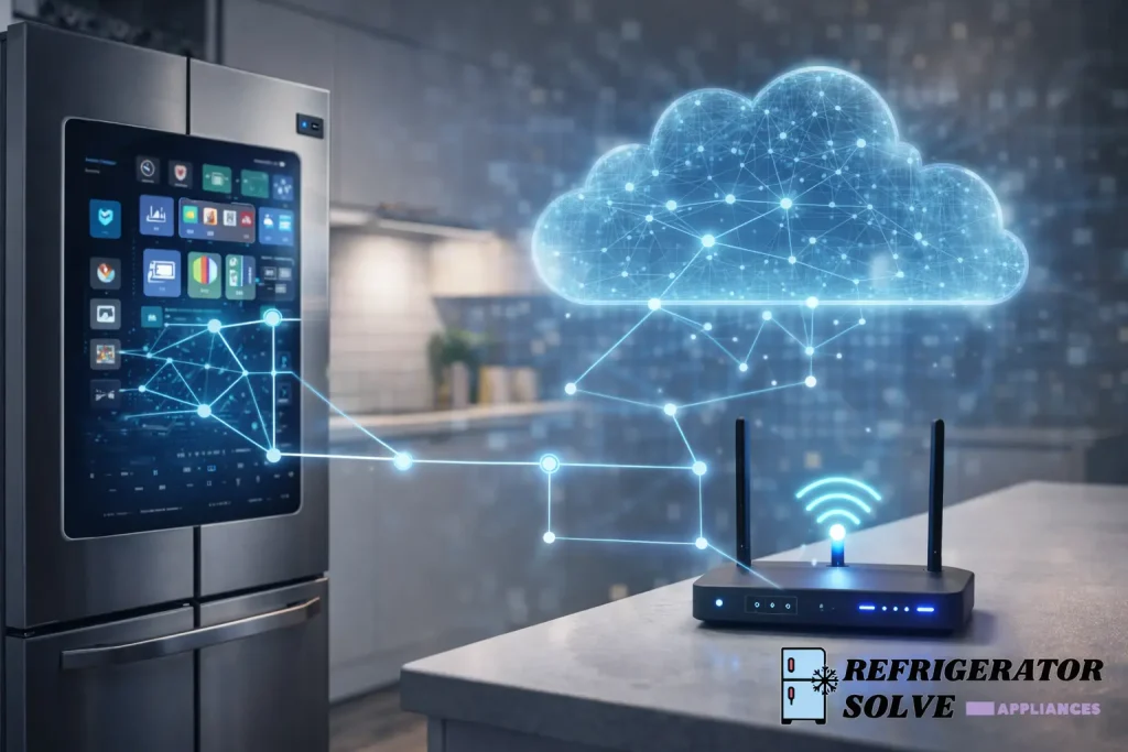 Smart kitchen with cloud-connected tech