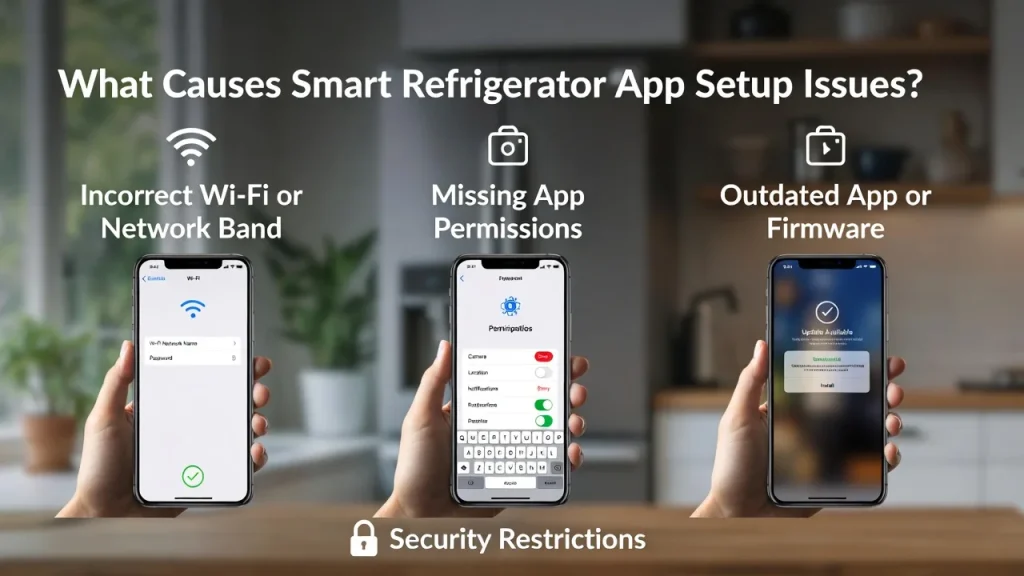 What Causes Smart Refrigerator App Setup Issues