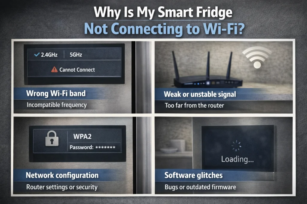 Why Is My Smart Fridge Not Connecting to Wi-Fi