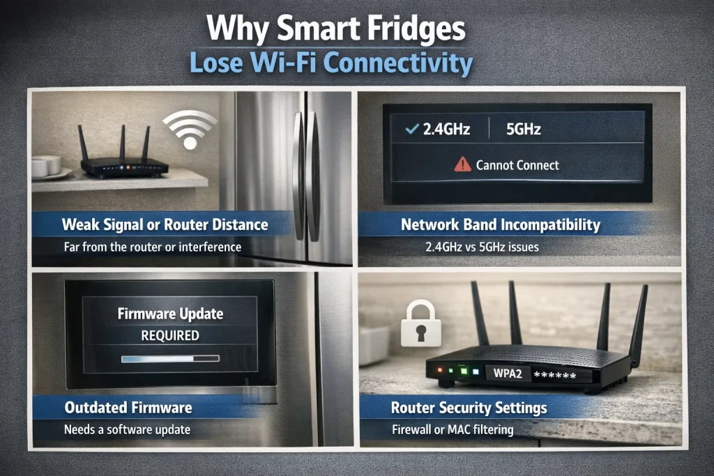 Why Smart Fridges Lose Wi-Fi Connectivity