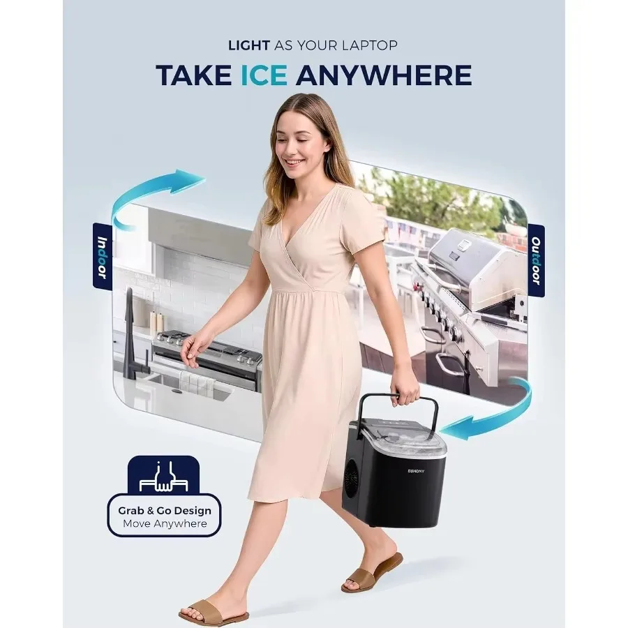 EUHOMY Countertop Ice Makers