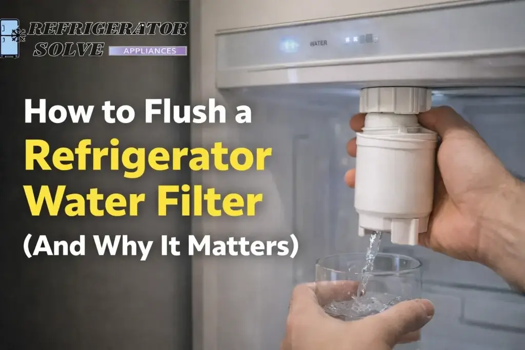How to Flush a Refrigerator Water Filter (And Why It Matters)