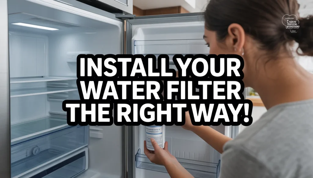 How to Install a Refrigerator Water Filter the Right Way