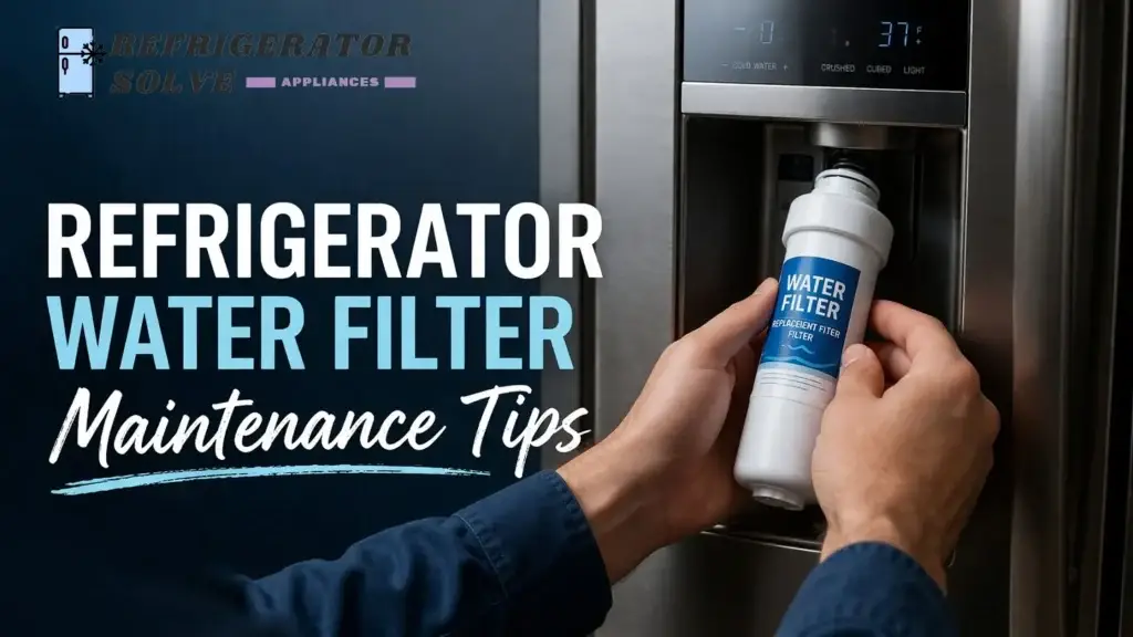 Refrigerator Water Filter Maintenance Tips