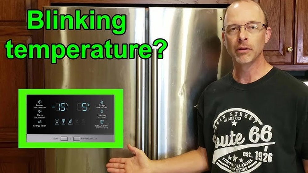 Samsung Refrigerator Blinking Temperature Light