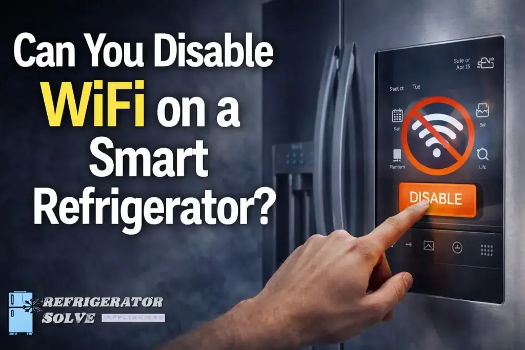 Can You Disable WiFi on a Smart Refrigerator