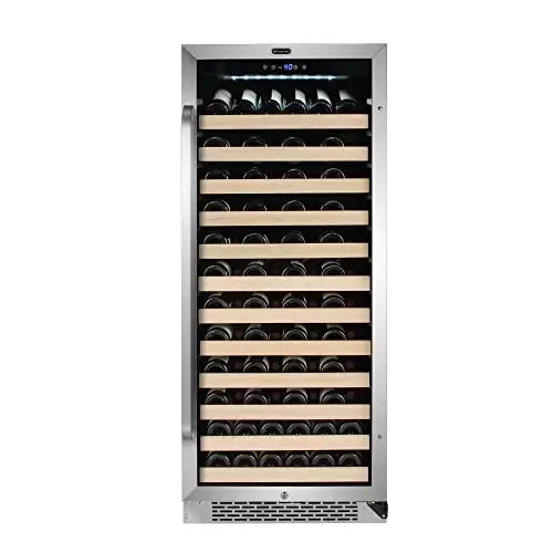 best 100 bottle wine refrigerator