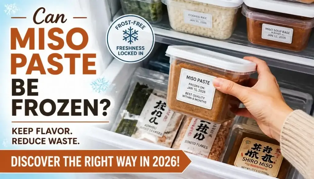 Can Miso Paste Be Frozen