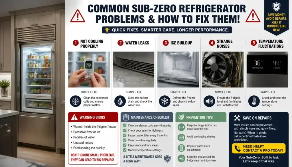 Common Issues With Sub Zero Refrigerators