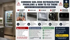 Common Issues With Sub Zero Refrigerators