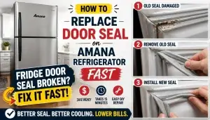 How to Replace Door Seal on Amana Refrigerator Fast