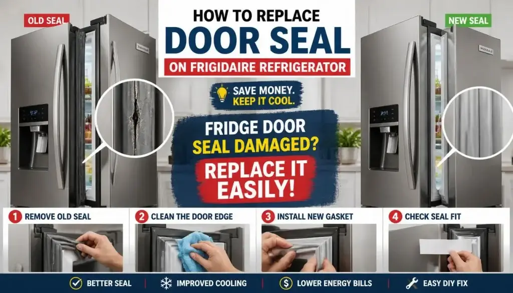 How to Replace Door Seal on Frigidaire Refrigerator