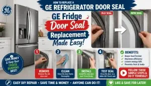 How to Replace a GE Refrigerator Door Seal