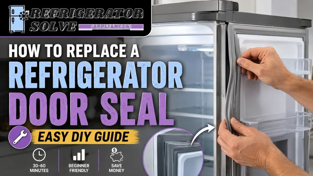 How to Replace a Refrigerator Door Seal