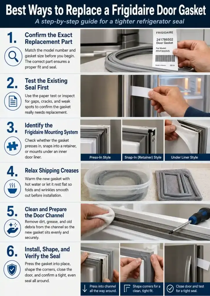 Best Ways to Replace a Frigidaire Door Gasket