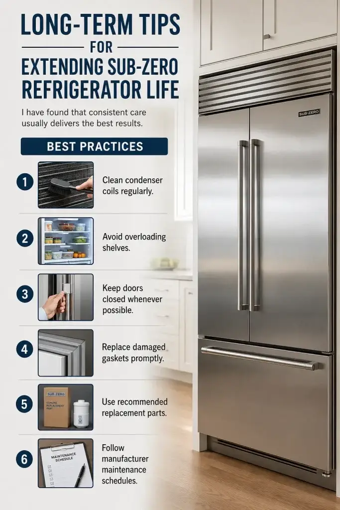Long-Term Tips for Extending Sub-Zero Refrigerator Life