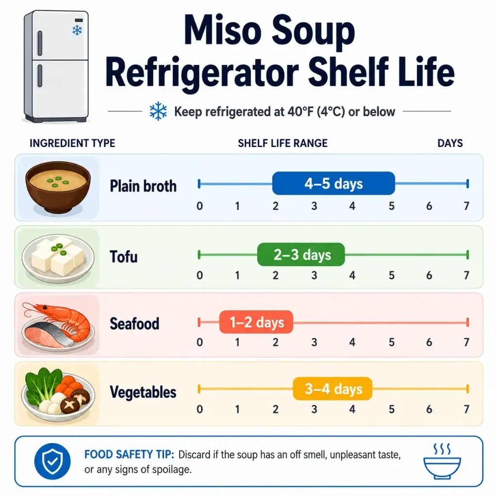 Miso soup shelf life guide