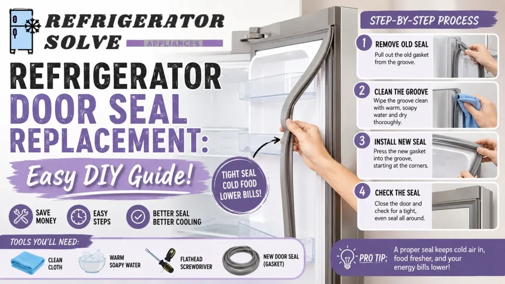 Refrigerator Door Seal Replacement