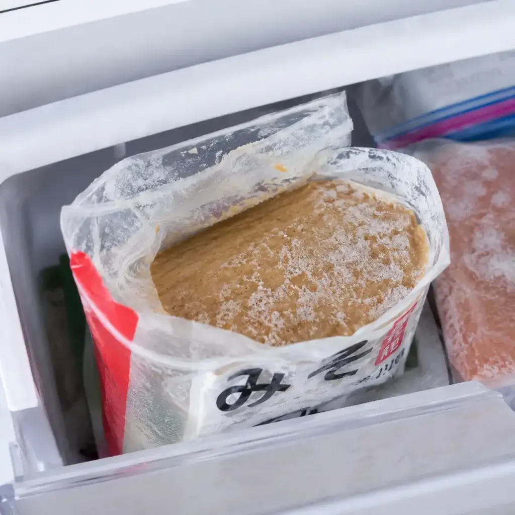 a common miso storage mistake showing miso paste stored