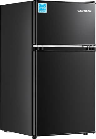 Upstreman 3.1 Cu.Ft Mini Fridge With Freezer