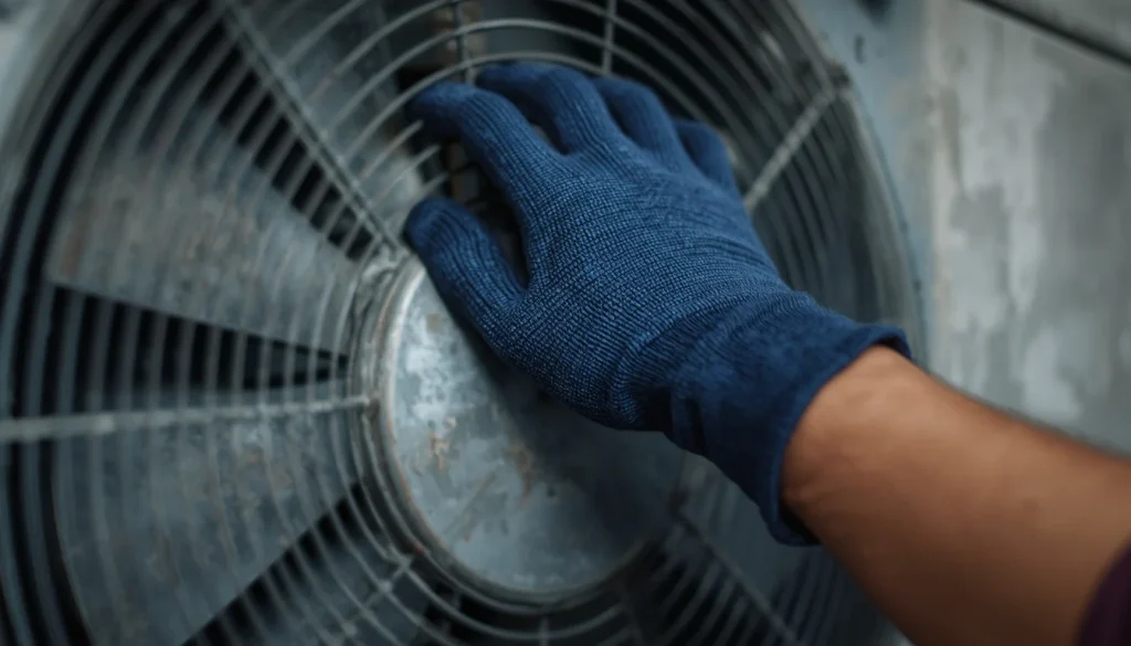 Check and Clear the Condenser Fan