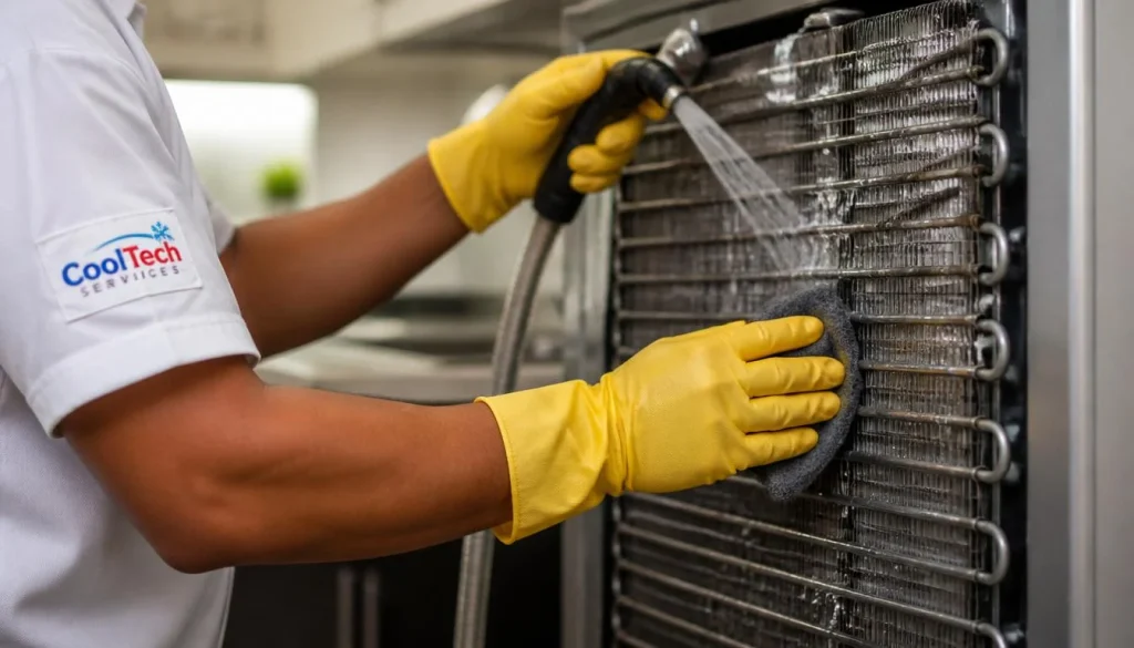 Check and Clear the Condenser Fan