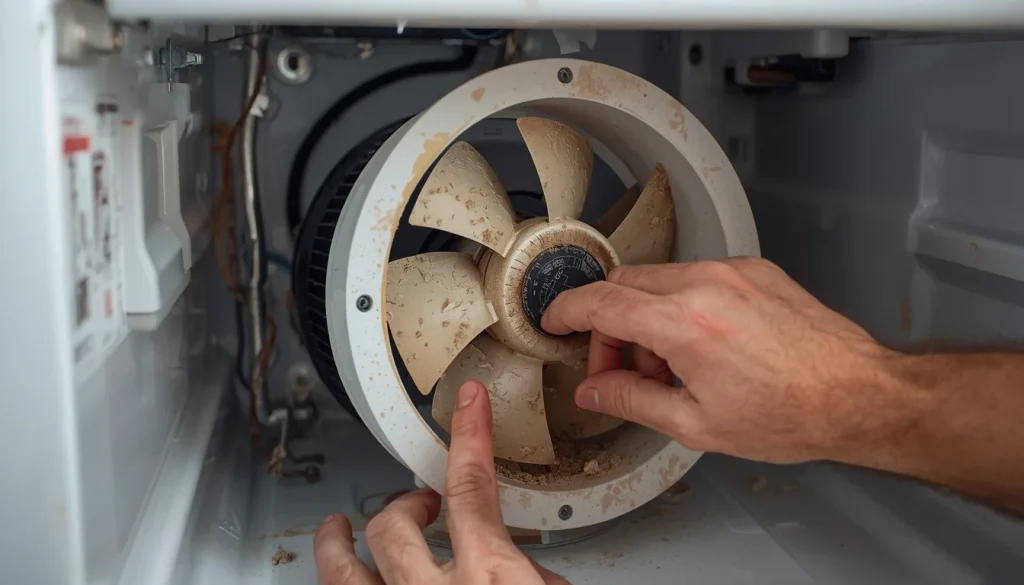 Dirty or Blocked Condenser Fan