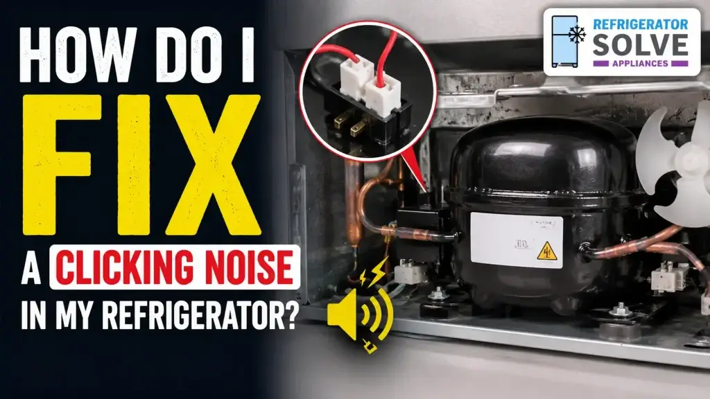 How to Fix a Clicking Noise in Your Refrigerator