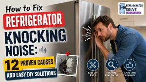 How to Fix Refrigerator Knocking Noise