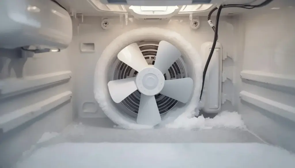 Ice Keeps Building Up Around the Fan