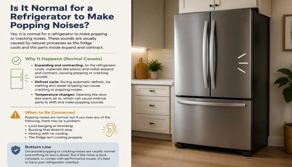 Is It Normal for a Refrigerator to Make Popping Noises