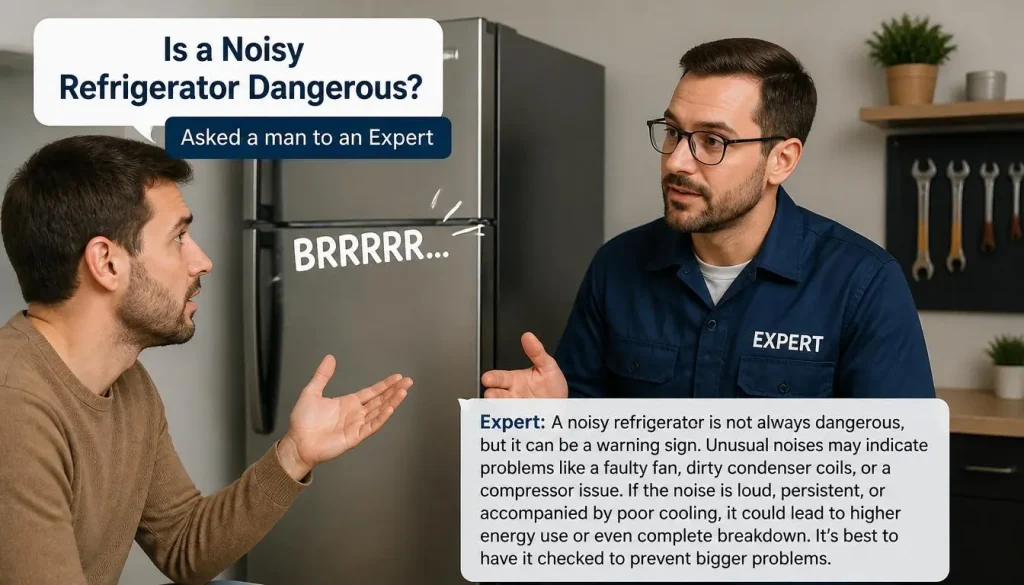 Is a Noisy Refrigerator Dangerous