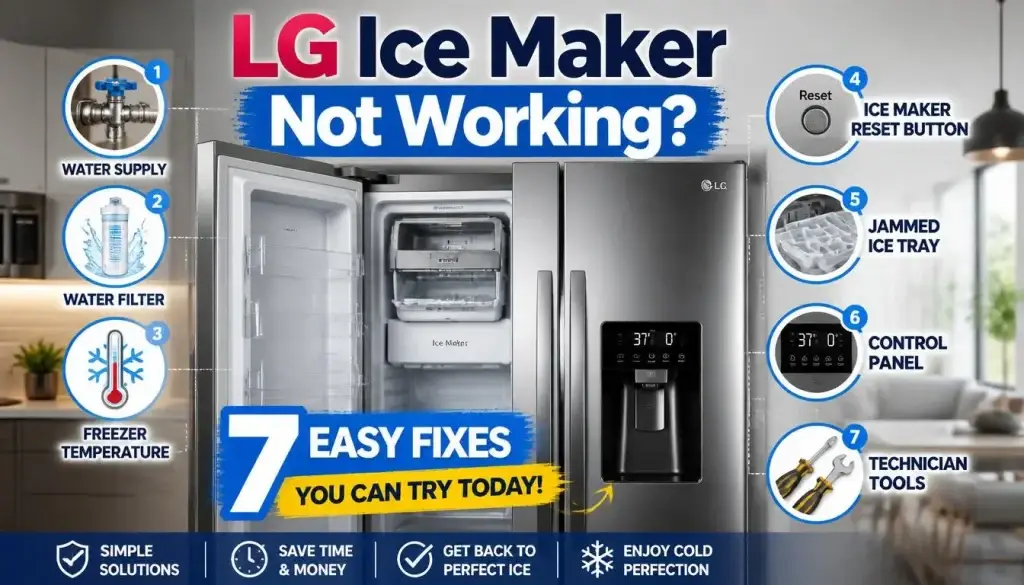LG Refrigerator Ice Maker Not Working