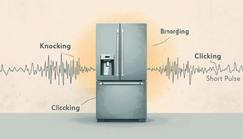 Refrigerator Knocking vs. Banging vs. Clicking