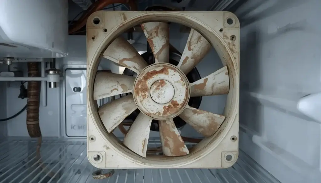 The Condenser Fan Is Dirty, Obstructed, or Wearing Out