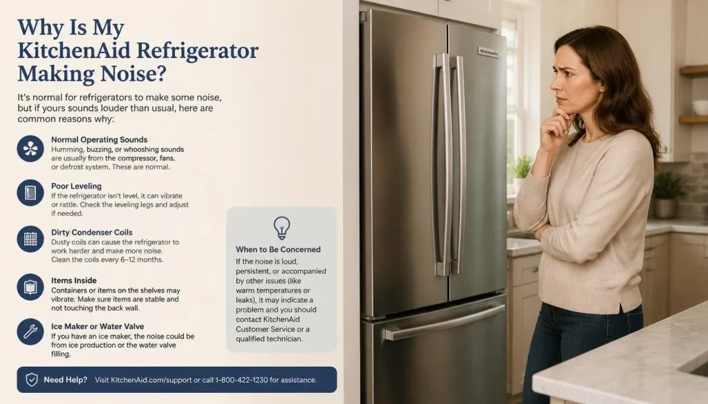 Why Is My KitchenAid Refrigerator Making Noise
