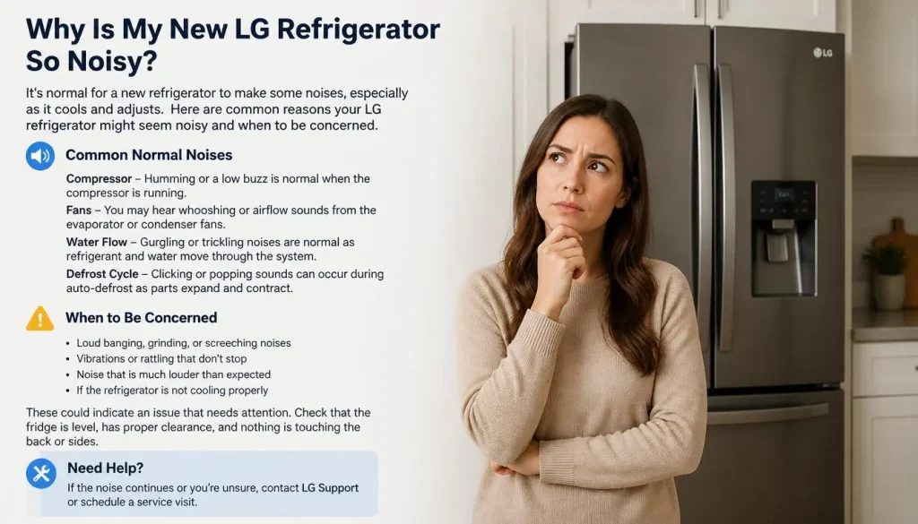 Why Is My New LG Refrigerator So Noisy