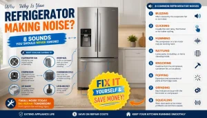 Why Is My Refrigerator Making Noise 8 Causes by Sound Type and How to Fix Each