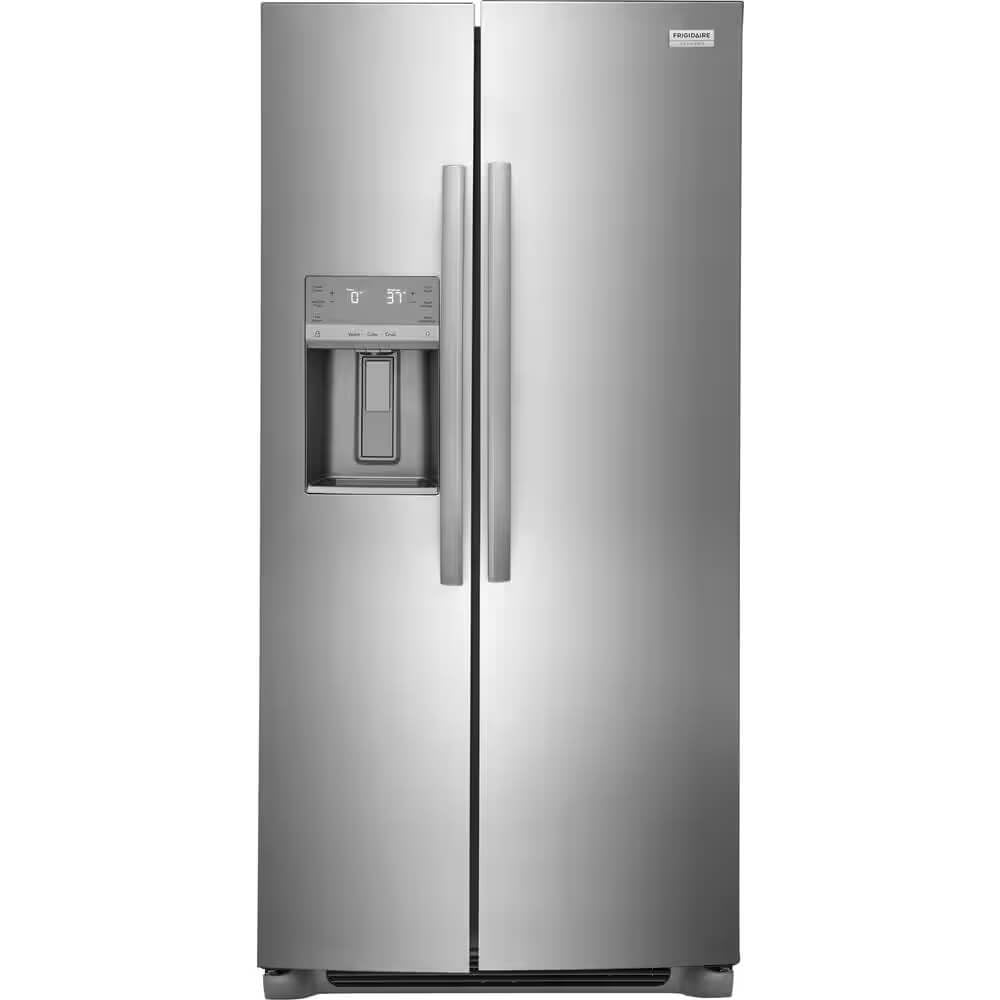 Frigidaire Gallery GRSS2352AF fingerprint-resistant side-by-side refrigerator