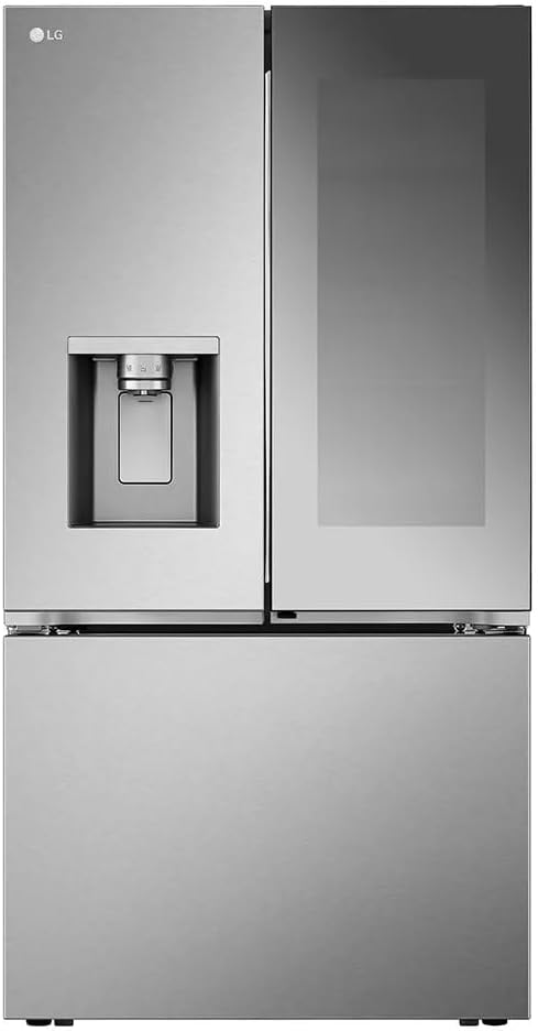 LG LRYKC2606S refrigerator with four types of ice