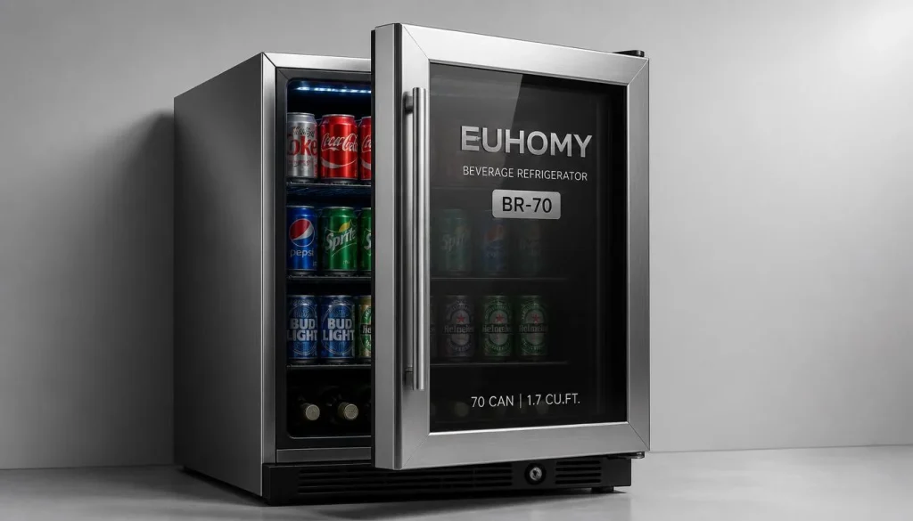 70 Can 1.7 Cu. Ft. Beverage Refrigerator