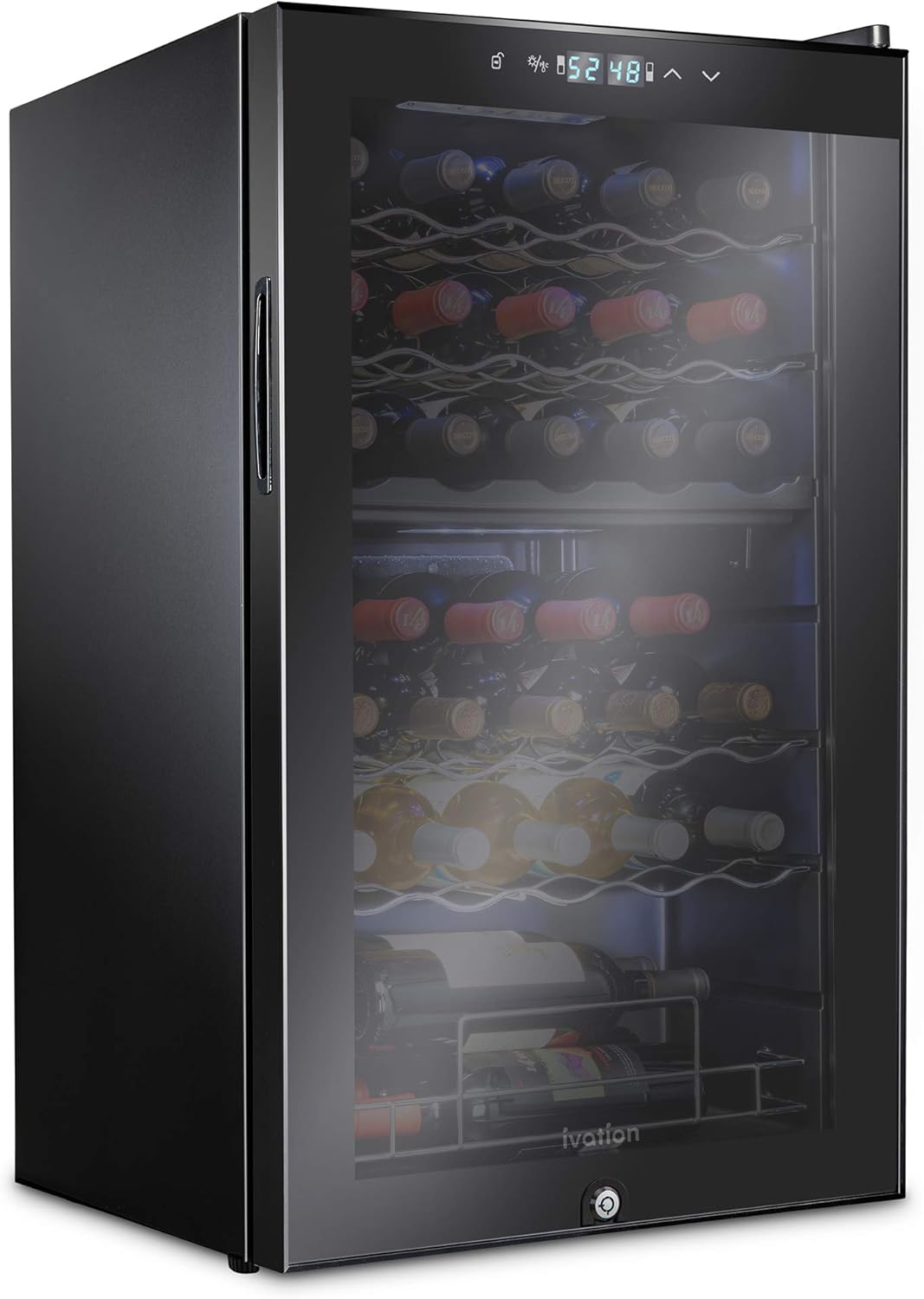 Ivation 33-Bottle Dual Zone Wine Cooler