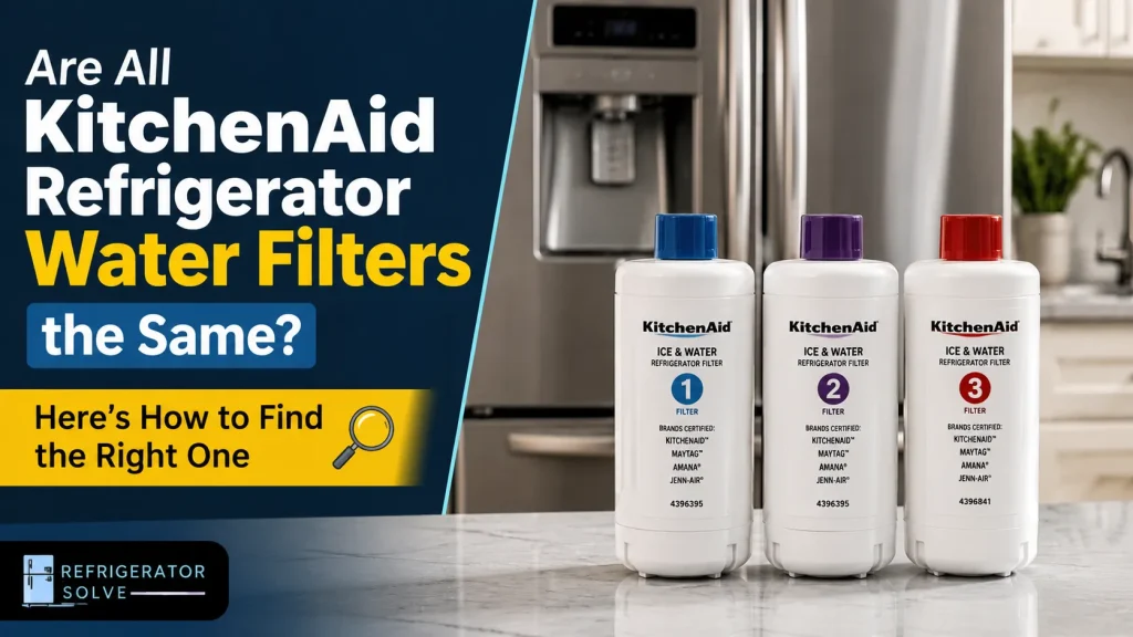 Are All KitchenAid Refrigerator Water Filters the Same