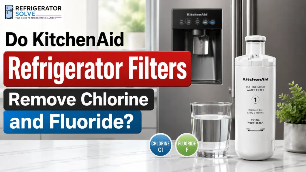 Do KitchenAid Refrigerator Filters Remove Chlorine and Fluoride