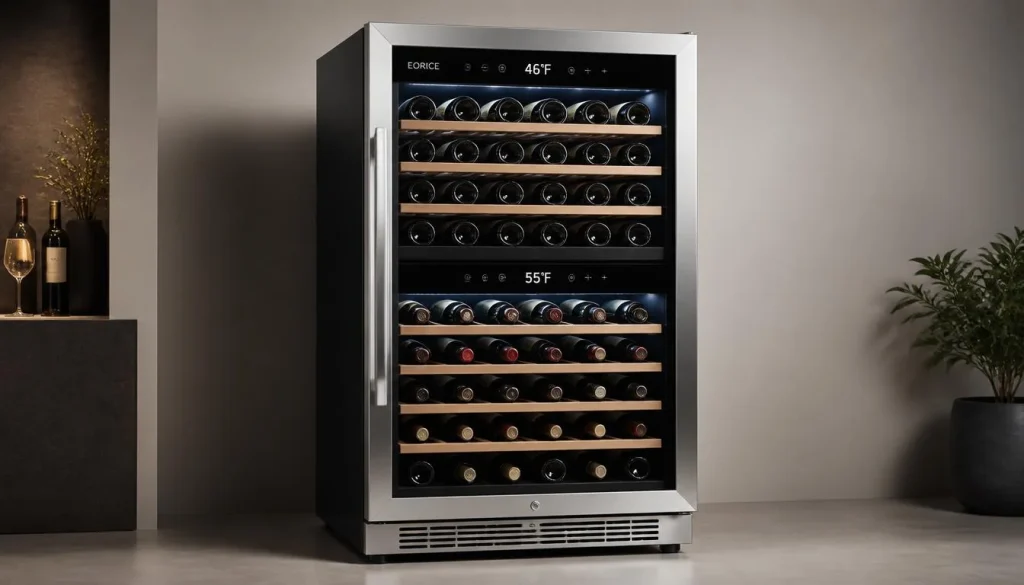 EORICE 176-Bottle Dual Zone Wine Fridge