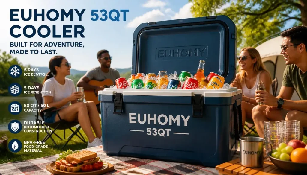 5. EUHOMY 53QT – Best Large-Capacity Value