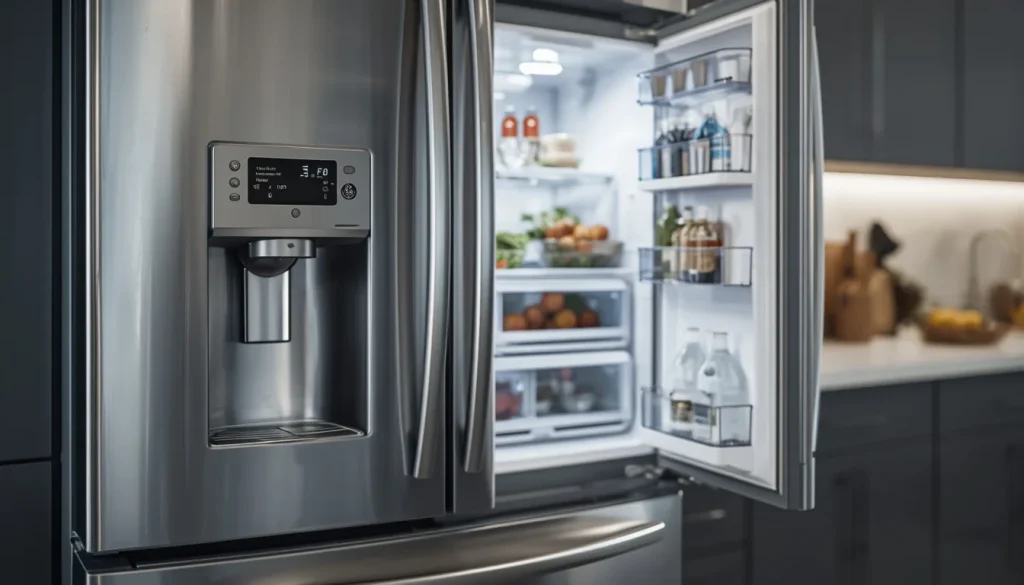 GE GNE27JYMFS 27 Cu. Ft. French Door Refrigerator