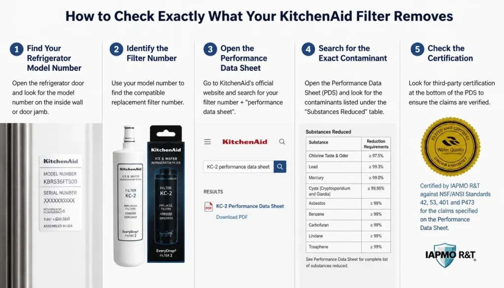 How to Check Exactly What Your KitchenAid Filter Removes