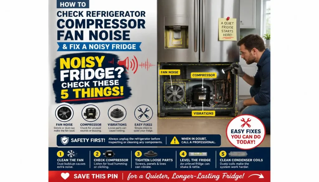 How to Check Refrigerator Compressor Fan Noise